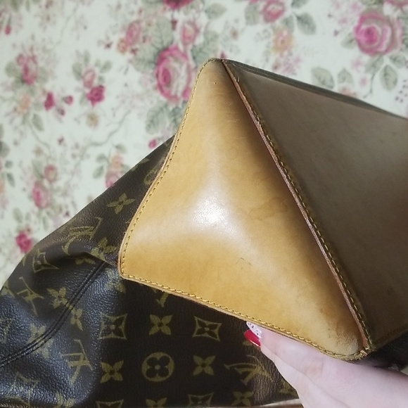 Louis Vuitton Monogram Cabas Mezzo shoulder bag authentic vintage parse - Picture 7 of 14